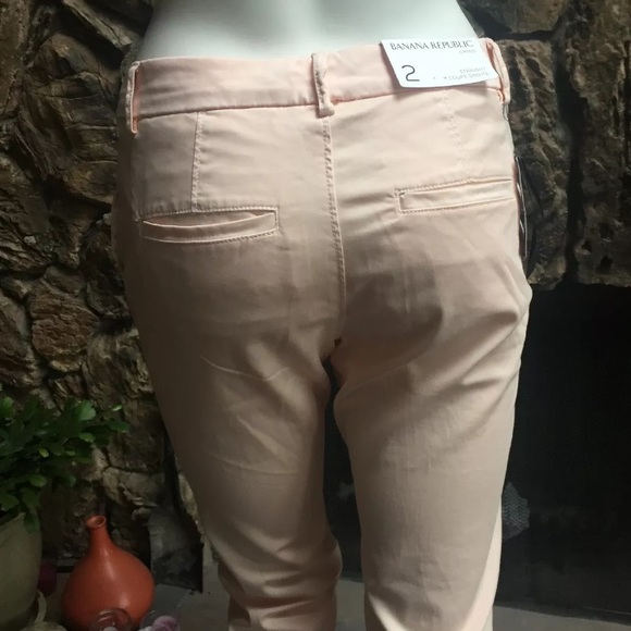 Banana Republic Pale Pink Chino New - Picture 4 of 6